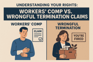Workers' comp vs. wrongful termination explained.